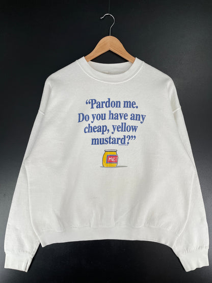 90’s MUSTARD Size Approx.XL Sweat-shirt / F4794S