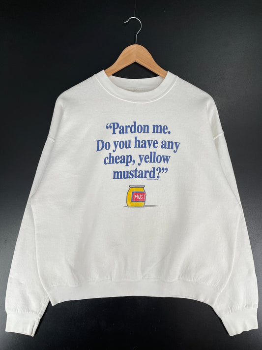 90’s MUSTARD Size Approx.XL Sweat-shirt / F4794S