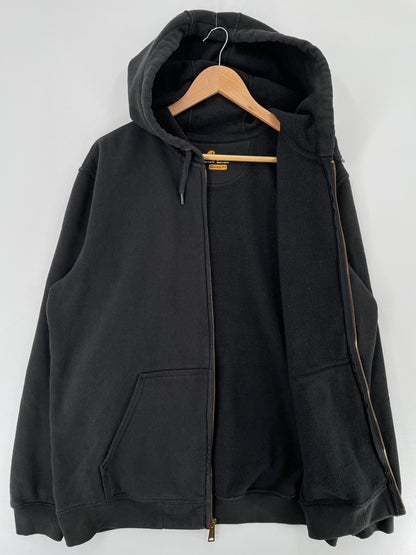 Vintage CARHARTT Size L Hoodie Zip-up Sweat-Shirt / F3990S