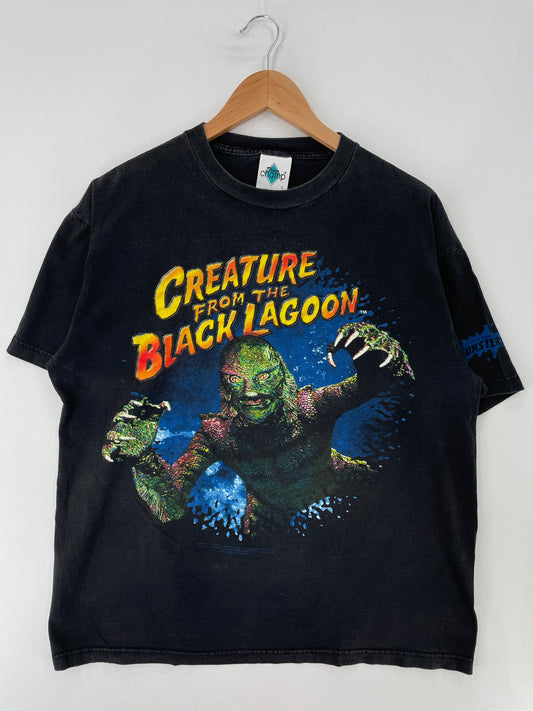 .90's UNIVERSAL STUDIO CREATURE Size L Vintage T-shirt / F50T