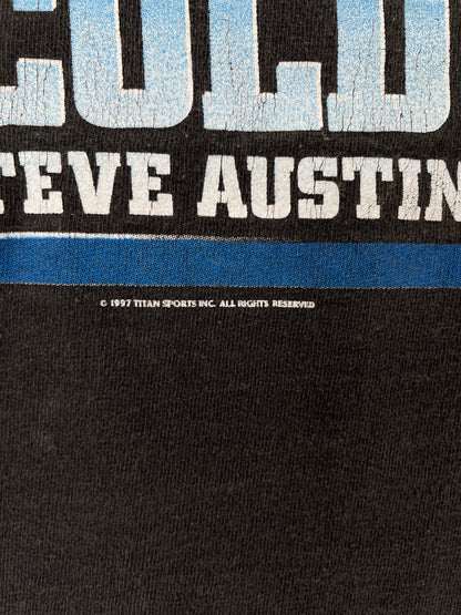 1997 STONE COLD AUSTIN Size XL Vintage WWF T-shirt / E7734T