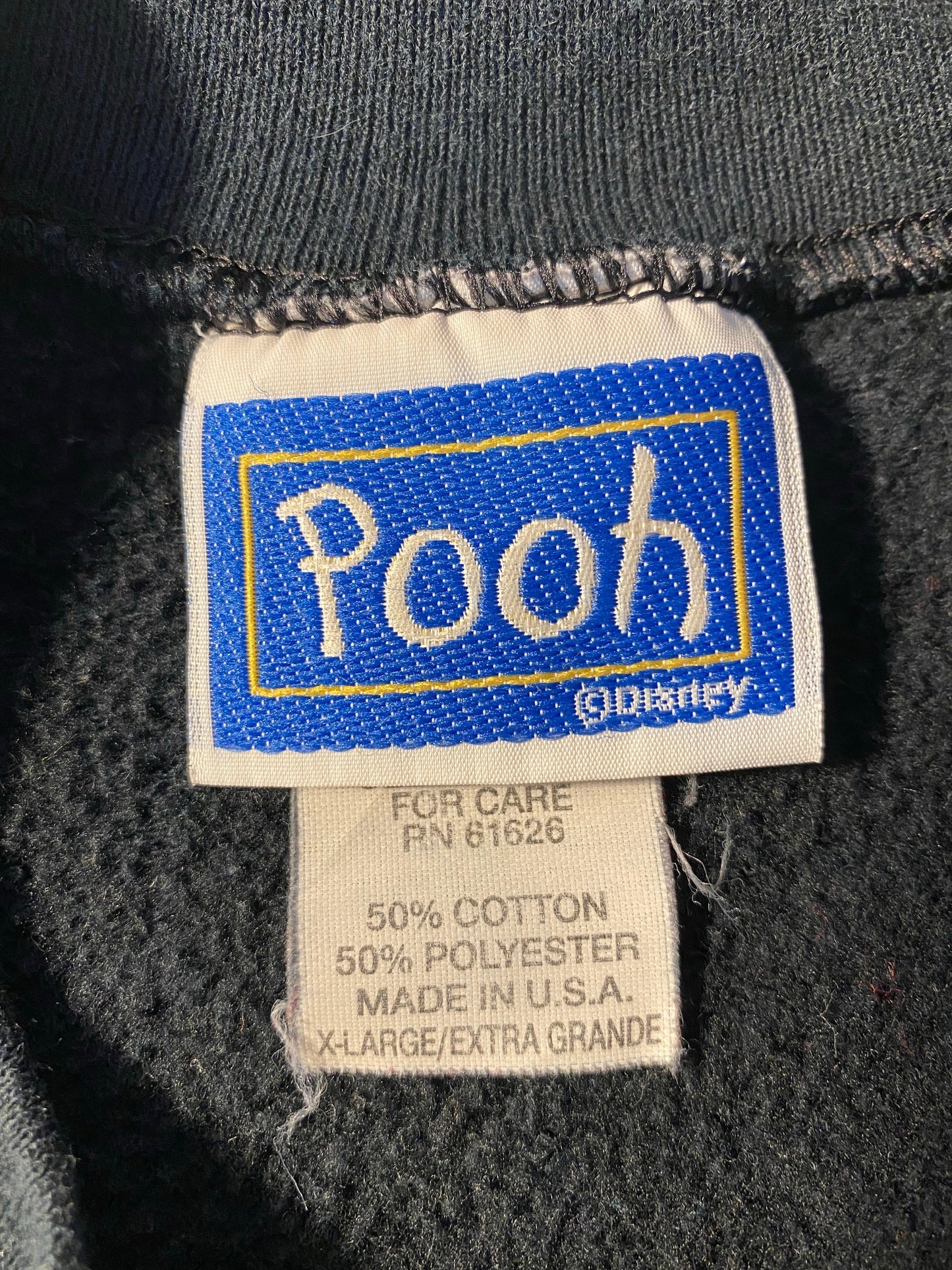 90's DISNEY WINNIE THE POOH Made in USA Size XL Vintage Sweat-shirt / F2363S