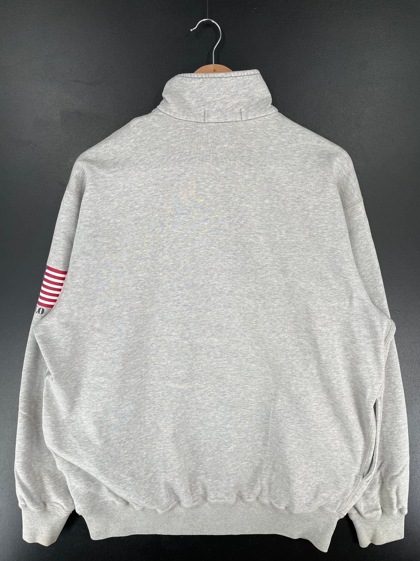 90's POLO RALPH LAUREN Size L Vintage Half Zip Sweat-Shirt / F4451S