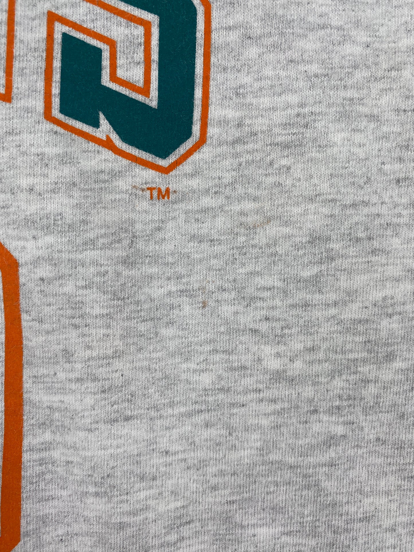 1996 MIAMI DOLPHINS DAN MARINO Size No Tag(Approx.XXL) Vintage NFL T-shirt / F804T