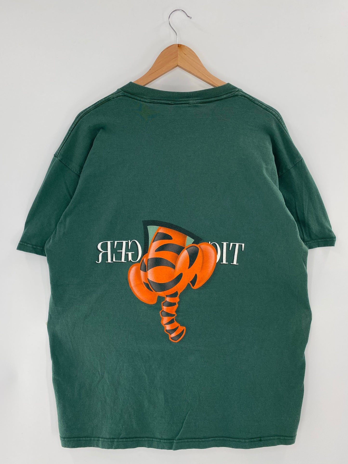 00' DISNEY TIGGER Made in USA Size XL Vintage T - Shirts / E8684T
