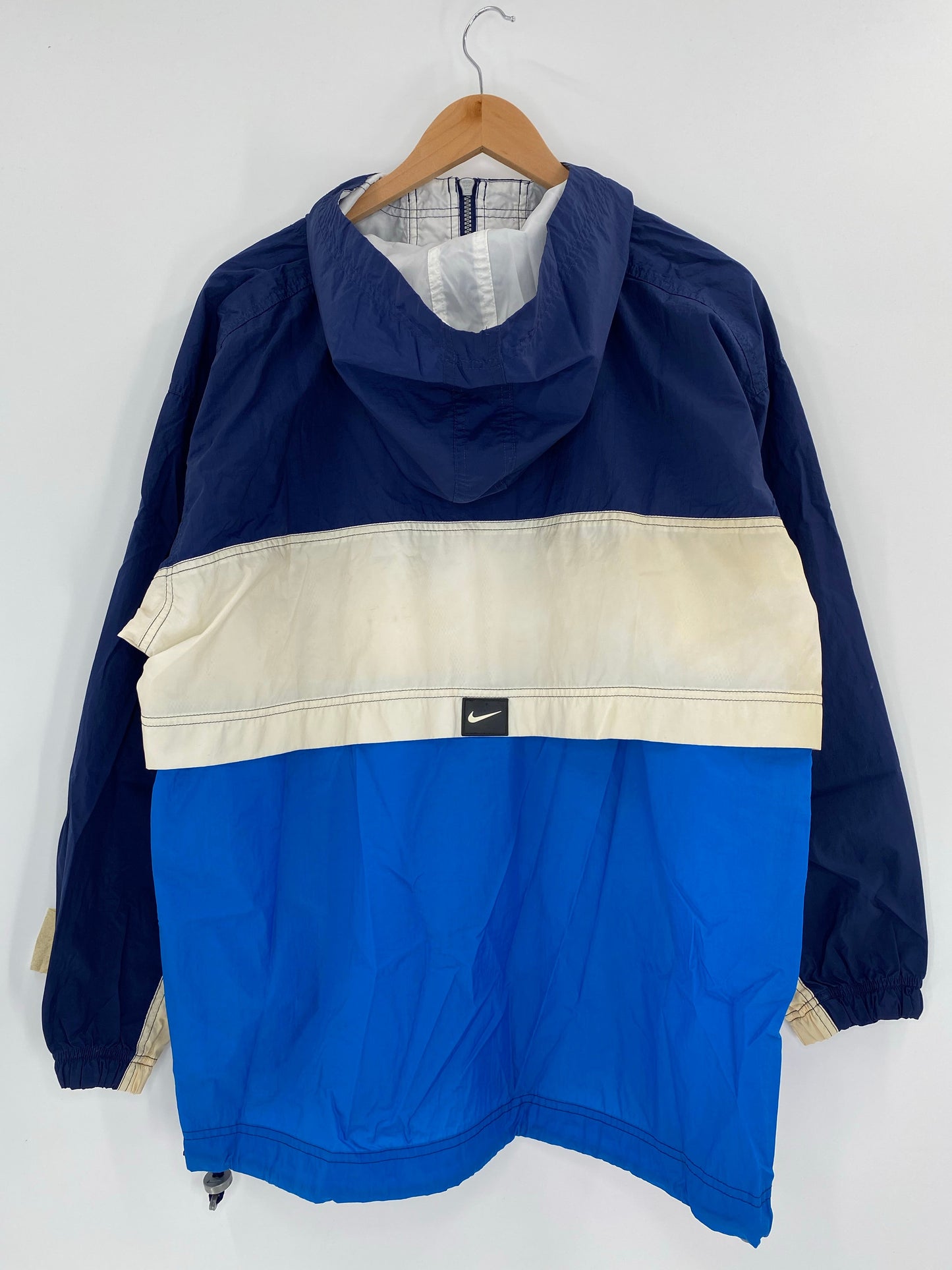 90's NIKE Size Kids XL Vintage Half-Zip Nylon Jacket  / E9235N