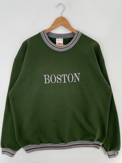 90's WILSON x BOSTON Made in USA Size XL Vintage Sweat-Shirt / F557S