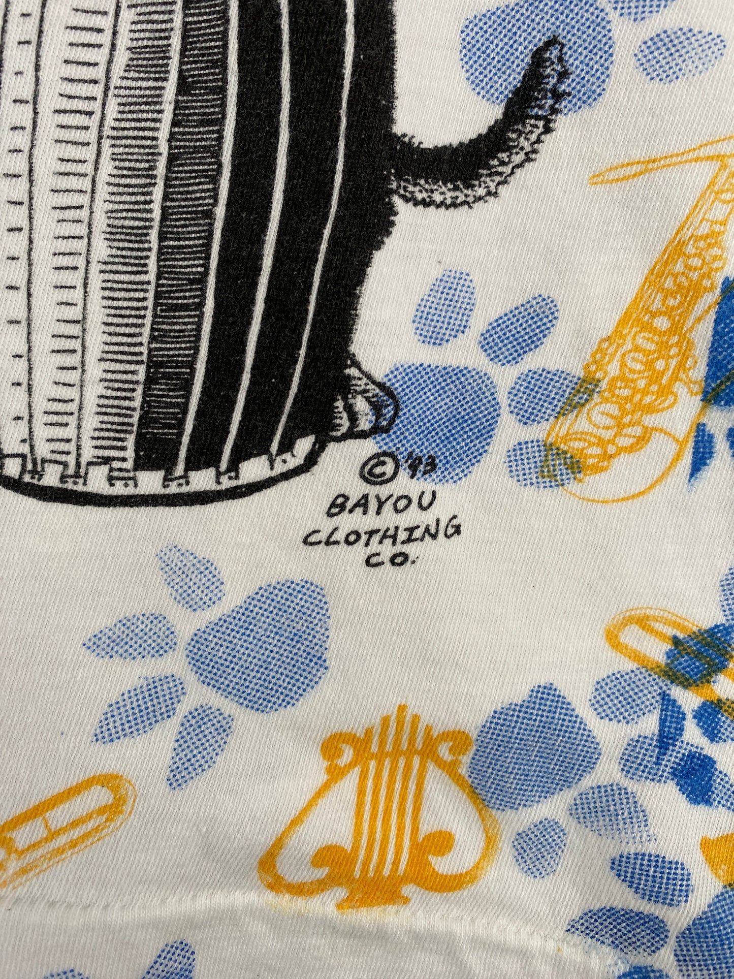 (XL) 1993 JAZZ DOGS NEW ORLEANS T-Shirt / A0583T