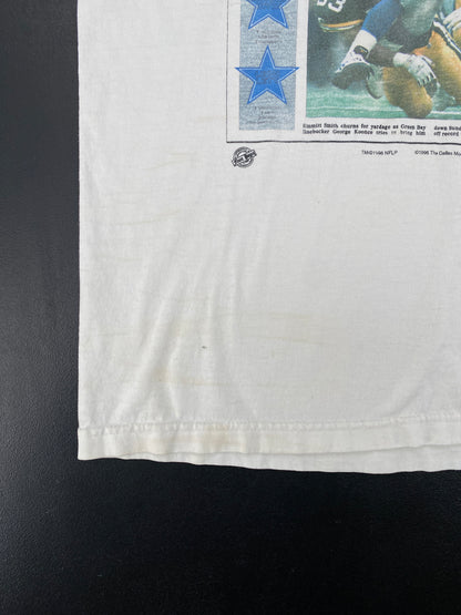 1996 DALLAS COWBOYS x BREEN BAY PACKERS Size L NFL T-shirt / E8465T
