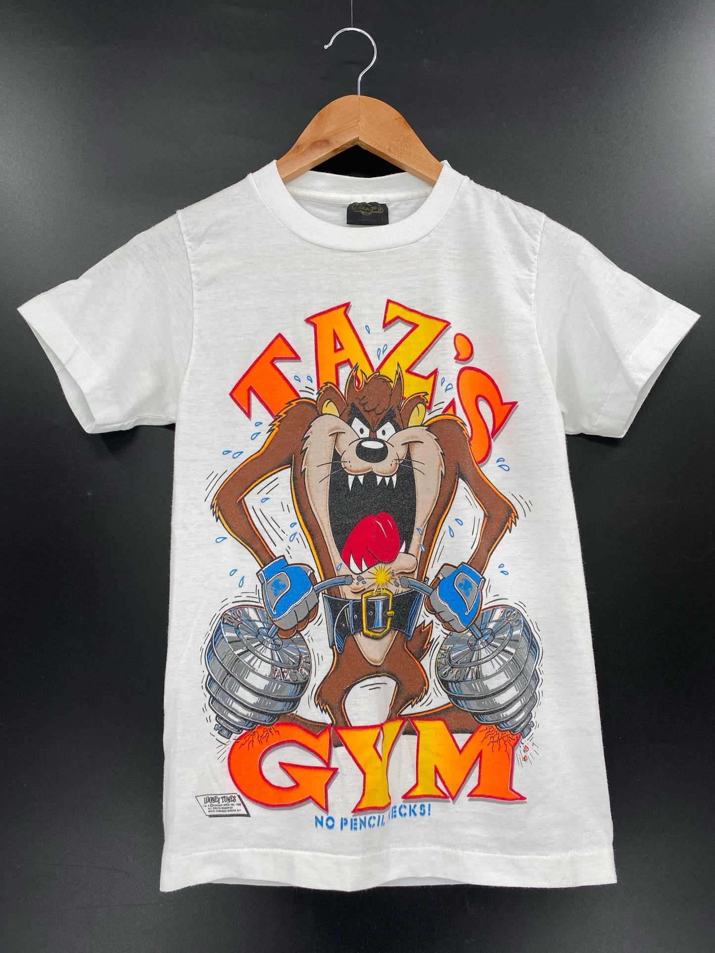 .1988 LOONEY TUNES TAZ Made in USA Size S Vintage T-Shirts / F1150T