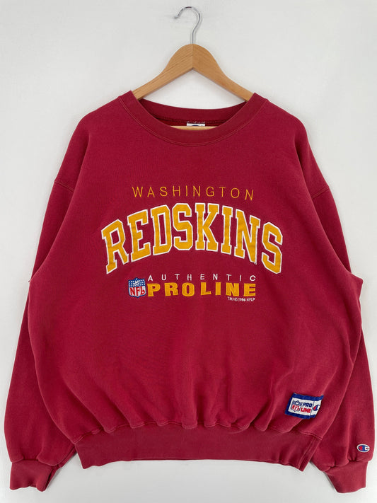 1996 WASHINGTON REDSKINS Size XXL Vintage NFL Sweat-shirt / G3520S