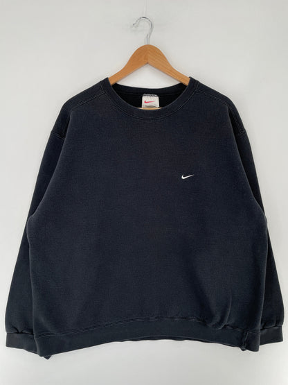 90's NIKE MINI SWOOSH Size XL Vintage Sweat-Shirt / F5522S