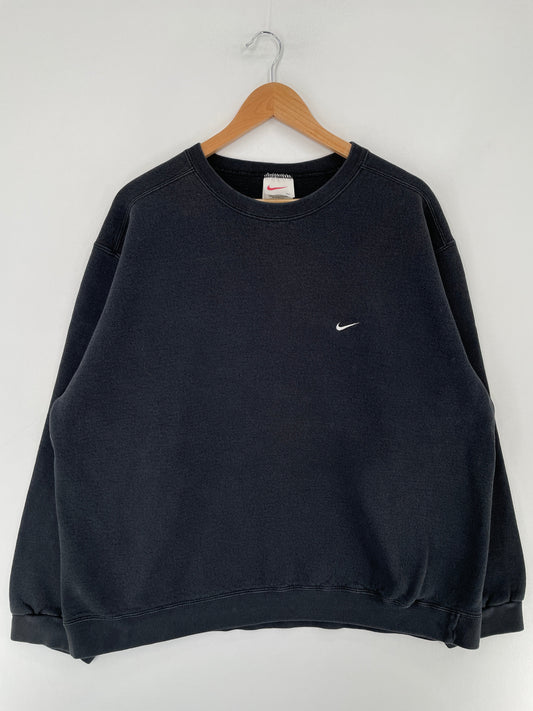 90's NIKE MINI SWOOSH Size XL Vintage Sweat-Shirt / F5522S