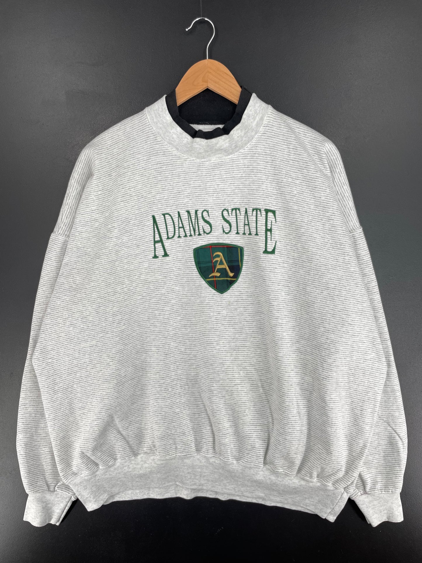 90’s ADAMS STATE Size XL Vintage College Sweat shirt / E8620S
