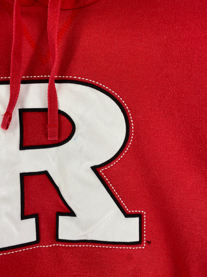 Vintage NIKE x RUTGERS SCARLET KNIGHTS Size L Vintage College Hoodie Sweat Shirt / F232S