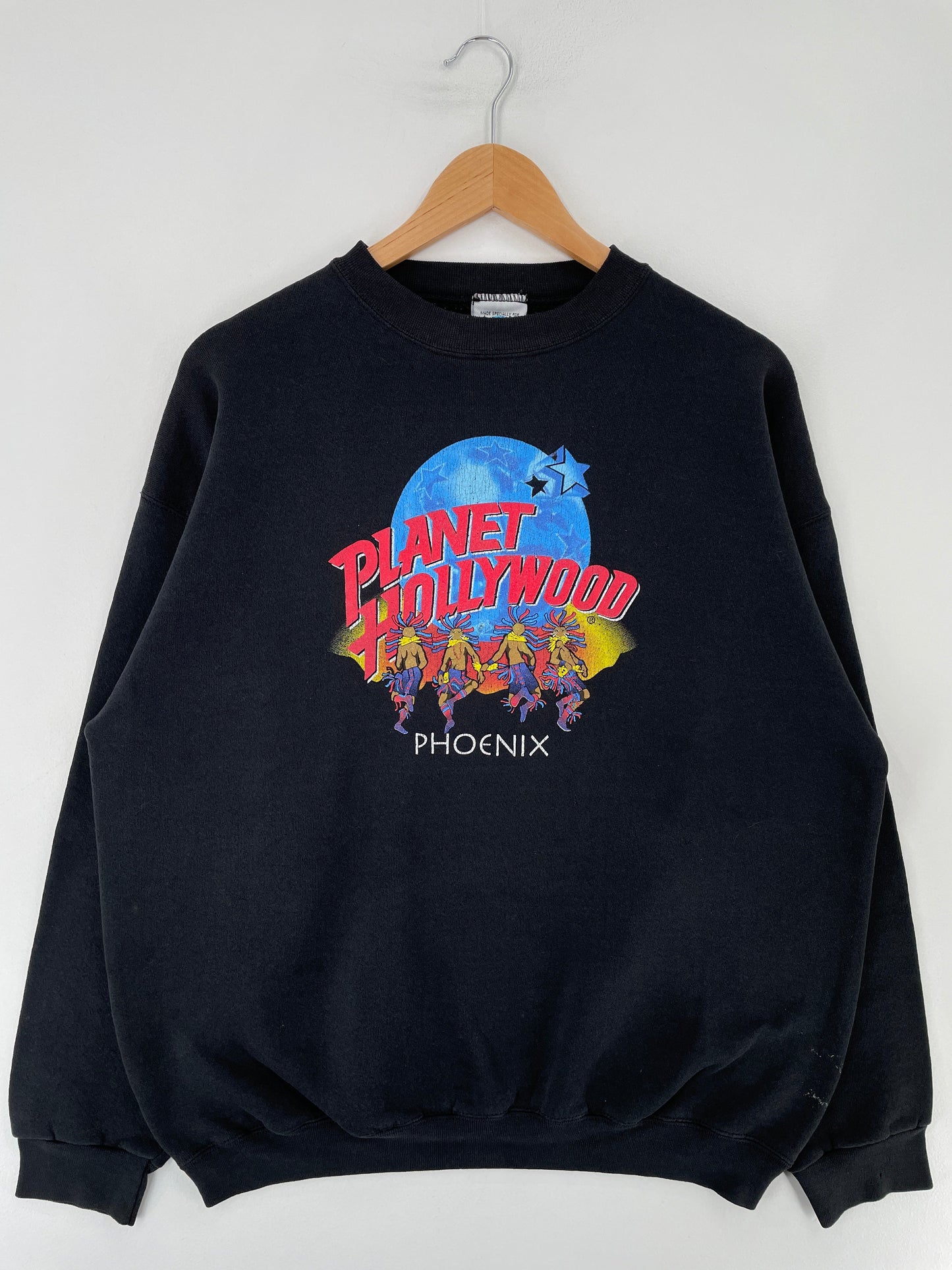 90's PLANET HOLLYWOOD Made in USA Size XL Vintage Sweat-Shirt / G6015S