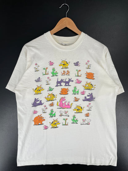 90's ANIMAL Size L Vintage T-Shirt / E7727T
