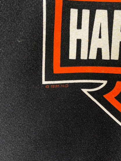 1996 HARLEY DAVIDSON Size XL Vintage Sweat-Shirt / F525S