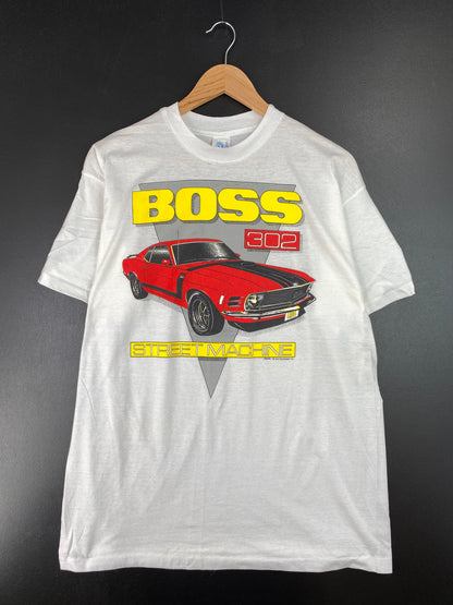 .90’s FORD MUSTANG Made in USA Size XL Vintage Racing T-shirt  / F2409T