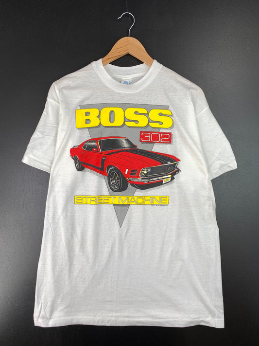 .90’s FORD MUSTANG Made in USA Size XL Vintage Racing T-shirt  / F2409T