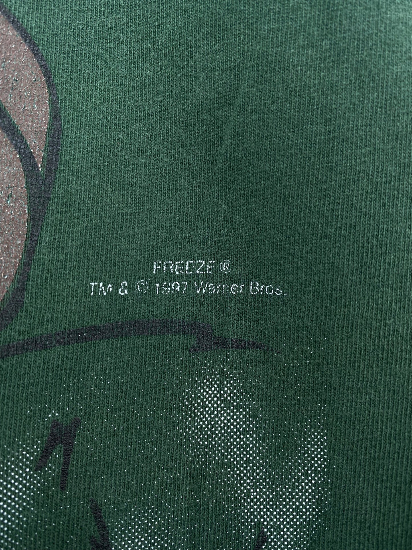 .1997 LOONEY TUNES TAZ Made in USA Size XL Vintage T-Shirts / E8293T