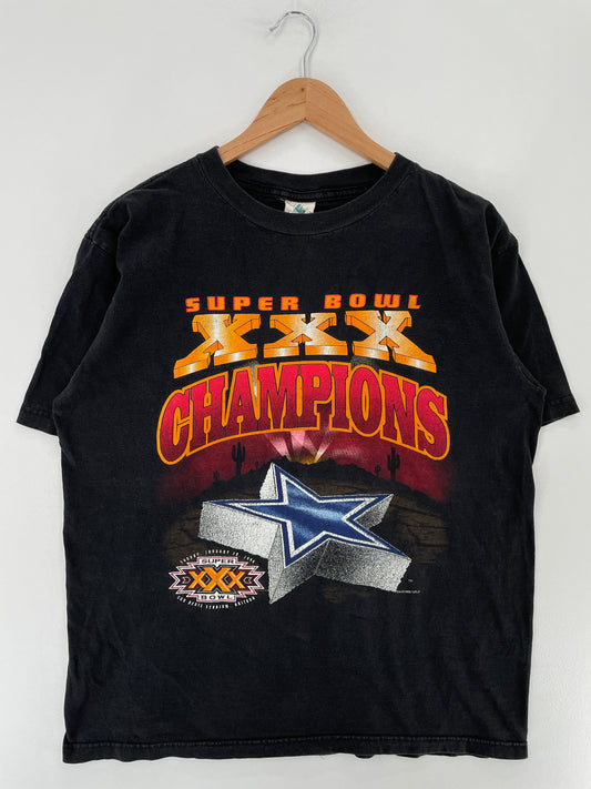 1995 DALLAS COWBOYS Size L Vintage NFL T-Shirt / F3595T