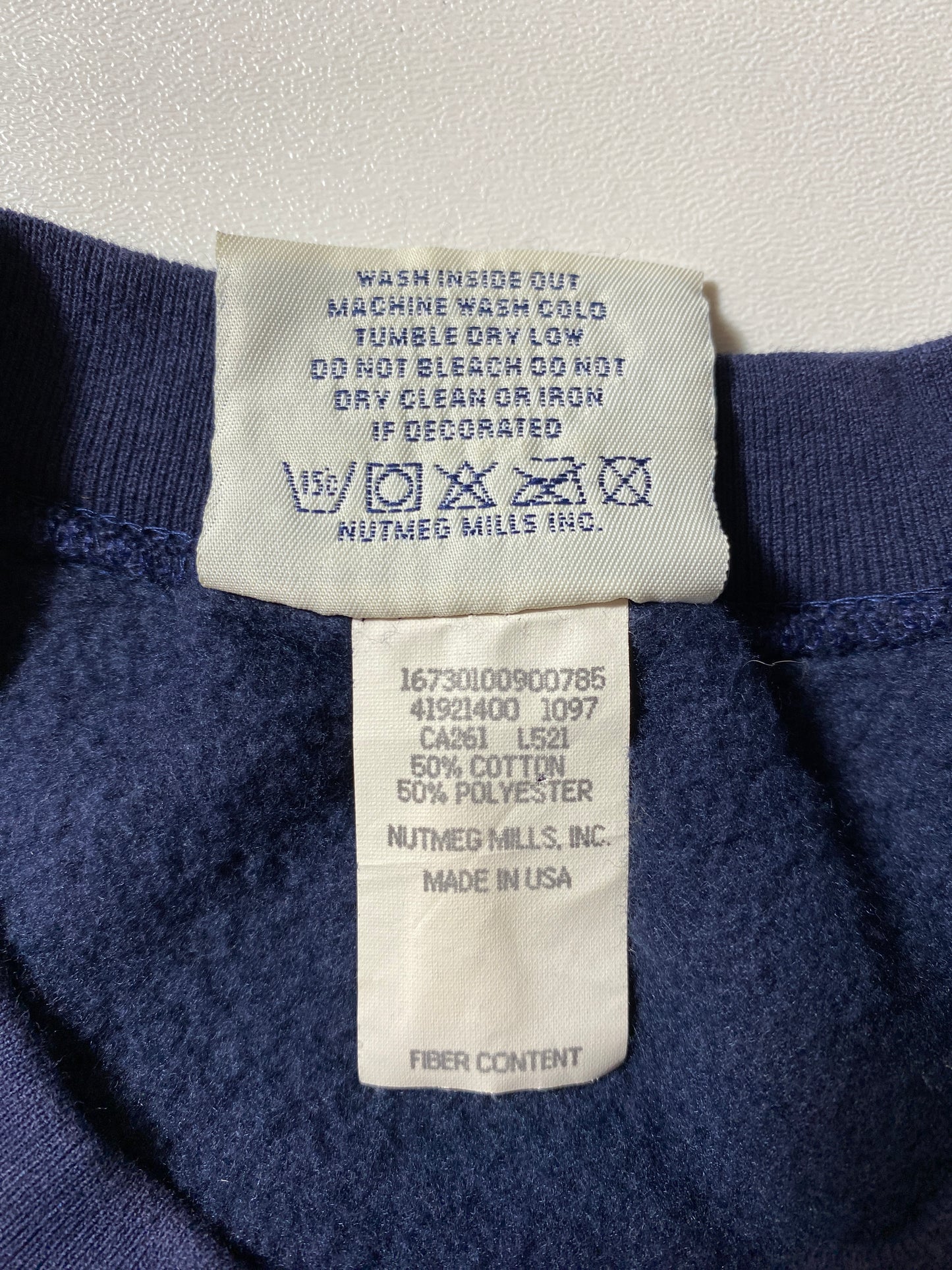 1997 TENNESSEE Made in USA Size L Vintage College Sweat-Shirts / E9460S