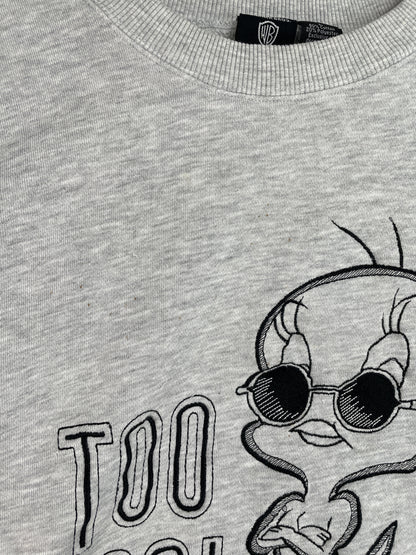 1996 LOONEY TUNES TWEETY Size L Vintage Sweat-shirt / F2790S
