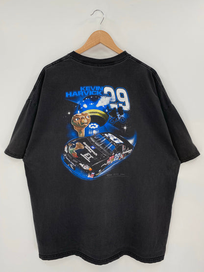90's E.T. x KEVIN HARVICK Size XXL Vintage Racing T-Shirt / E6910T