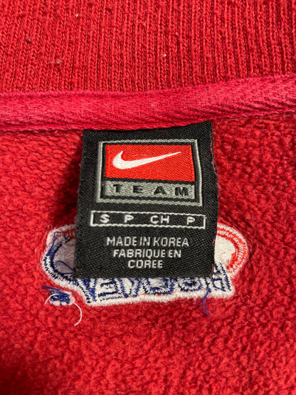 00' NIKE x USA HOCKEY TEAM Size S Vintage Half zip Sweat-Shirt / F569S