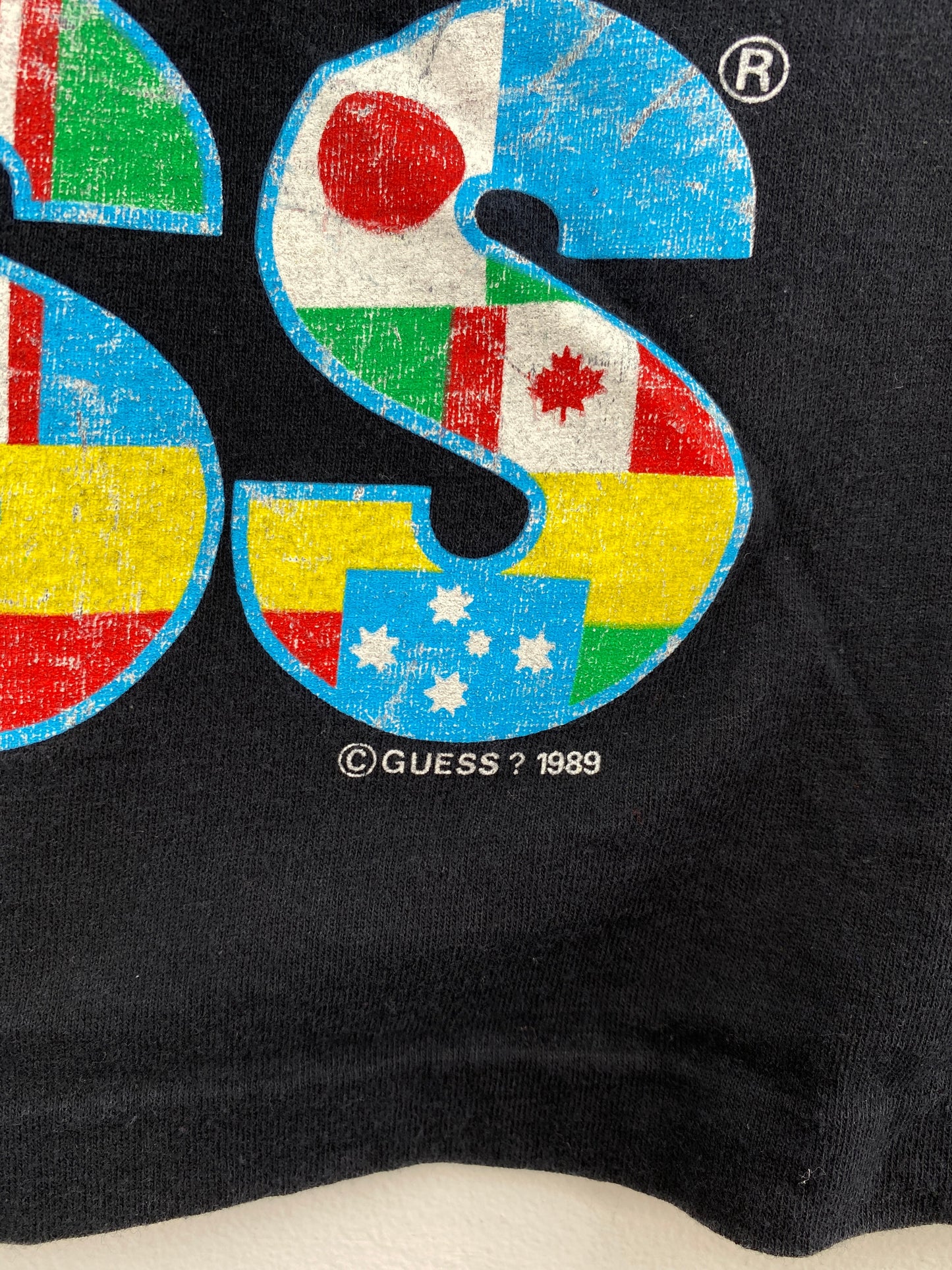 .1989 GUESS Made in USA Approx. Size XL Vintage T-Shirts / E7458T