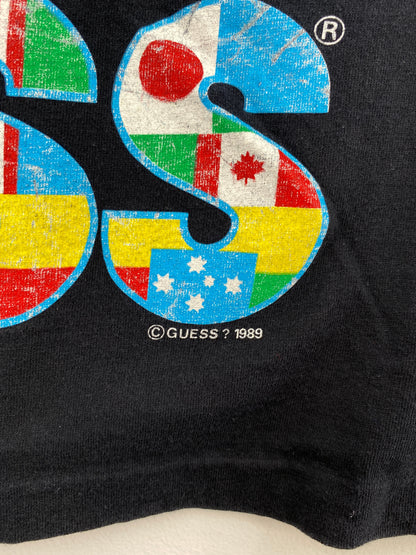 .1989 GUESS Made in USA Approx. Size XL Vintage T-Shirts / E7458T