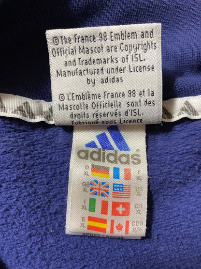 (XL) 1998 ADIDAS FRANCE COUPE DU MONDE Sweat-shirt / A0532S