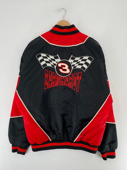 Vintage NASCAR x EARNHARDT Size M Racing Nylon Jacket / G3921N