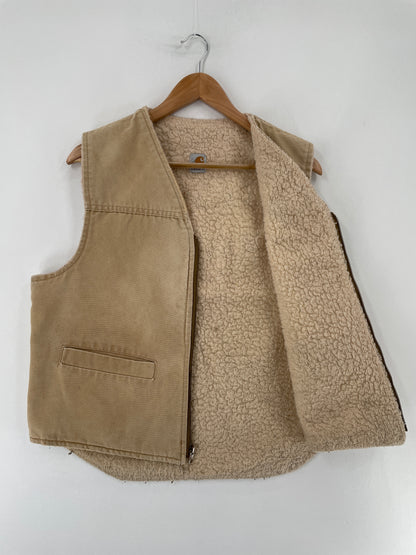 .90's CARHARTT Made in USA Size L Vintage Duck Vest / E7550J