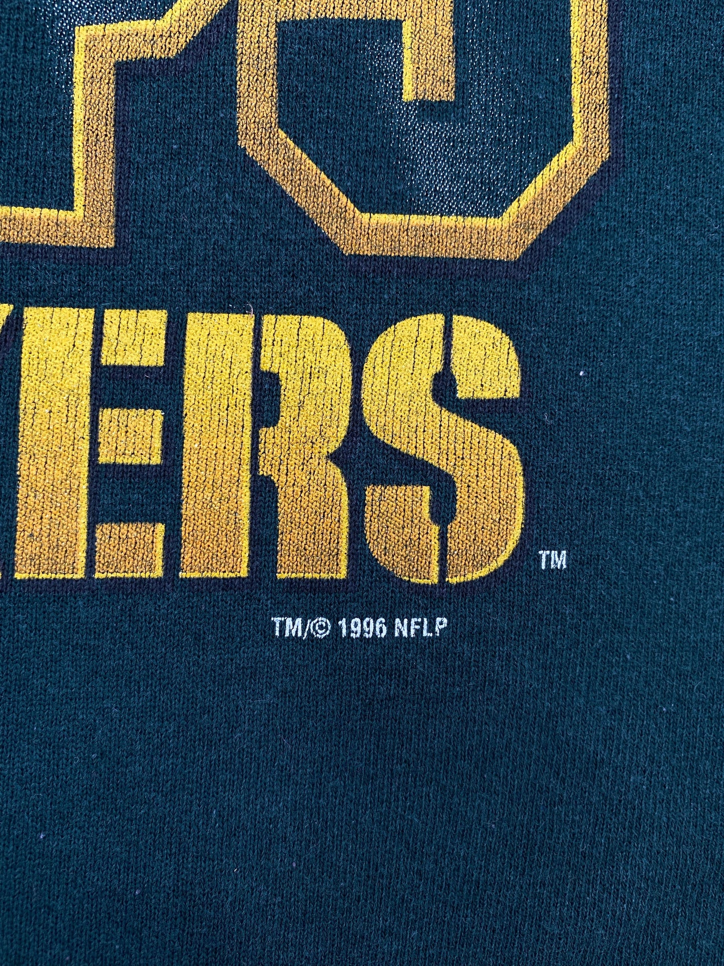 .1996 GREEN BAY PACKERS  Made in USA Size L Vintage NFL Sweat-shirt / F1725S