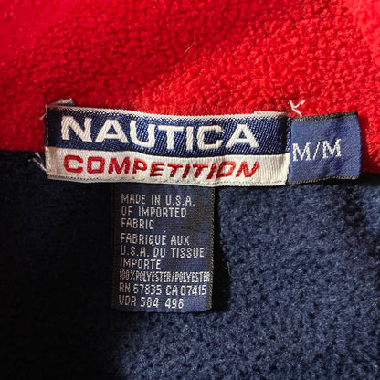 90’s NAUTICA COMPETITION Made in USA Size M Half Zip Fleece Jacket / F5391S