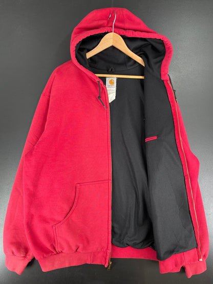 Vintage CARHARTT Size XL Zip-up Hoodie Sweat-Shirt / F230S