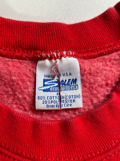 90's SALEM x MASSACHUSETTS BOSTON Made in USA Size L College Sweat-Shirt / G5089S