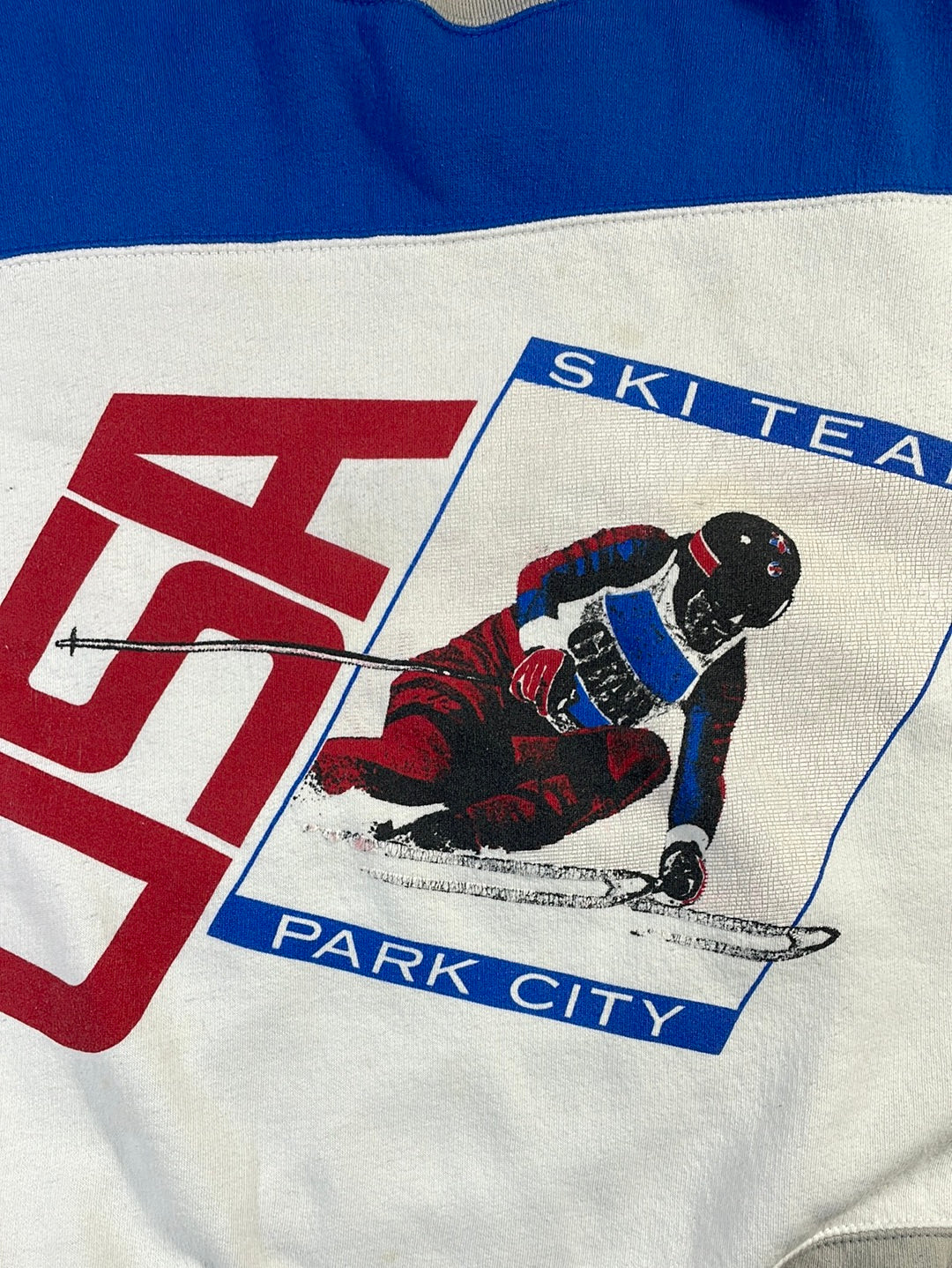 90’s USA SKI TEAM Size L Sweat-shirt / E8480S