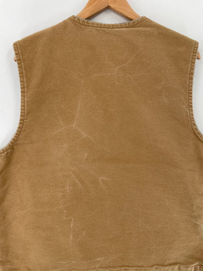 Vintage CARHARTT Size L Duck Vest / E7549J
