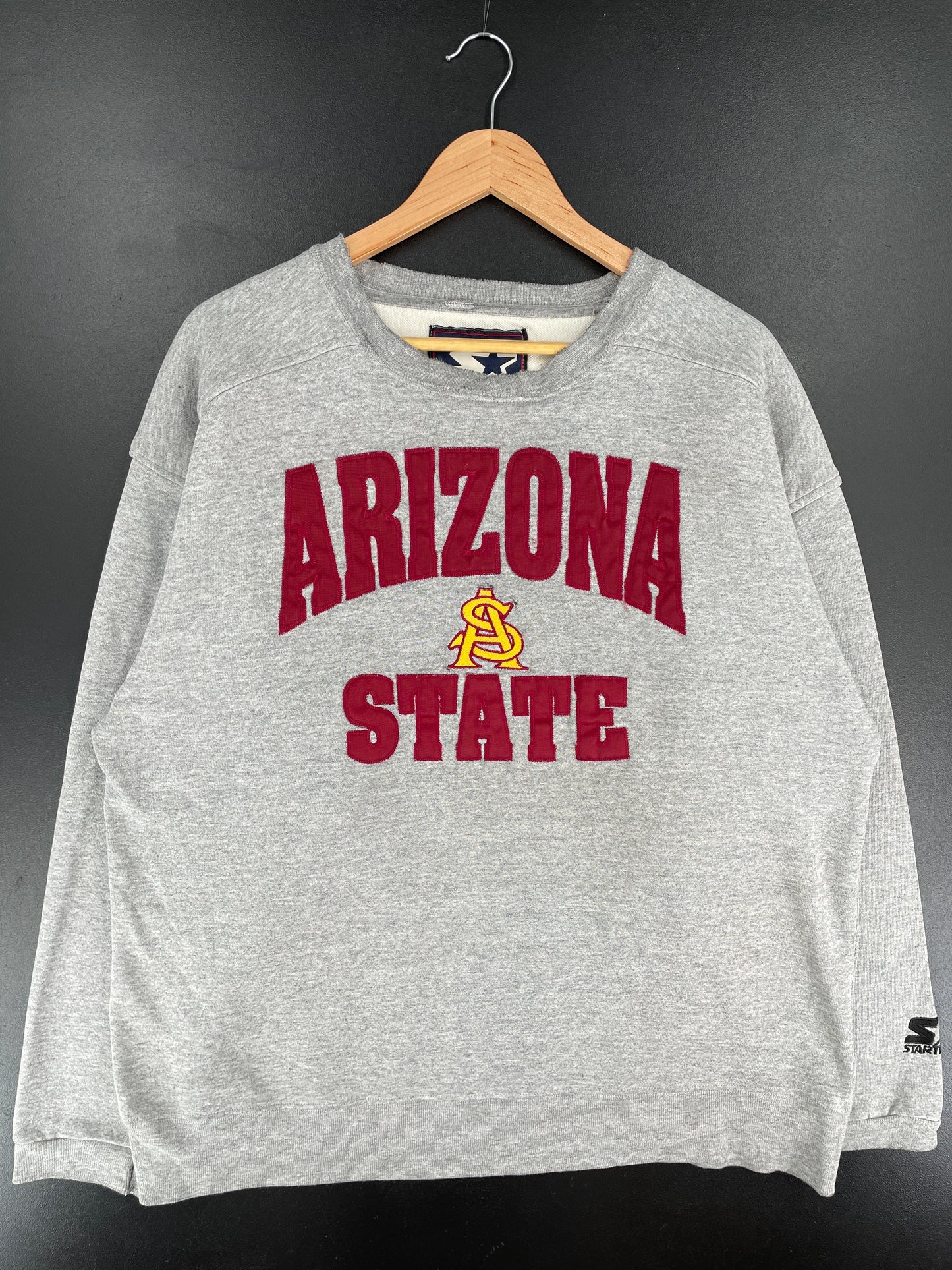 90's STARTER x ARIZONA STATE Size Approx.XL Vintage College Sweat-shirt / F3647S