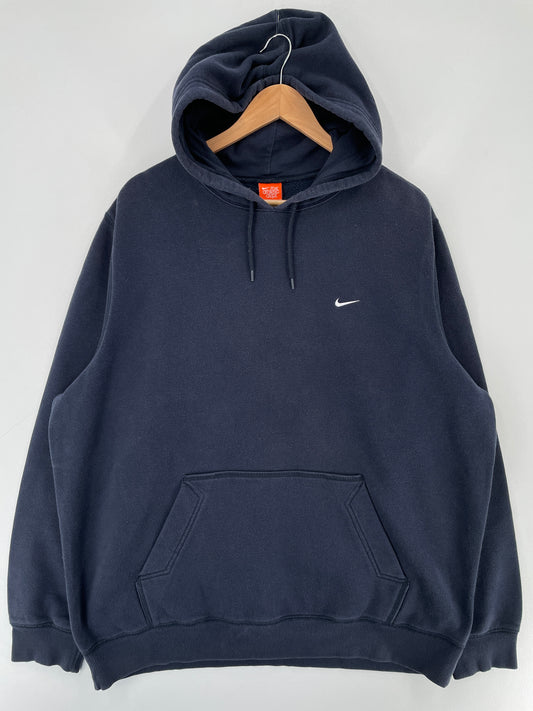 Vintage NIKE MINI SWOOSH Size XXL Hoodie Sweat-Shirt / E7566S