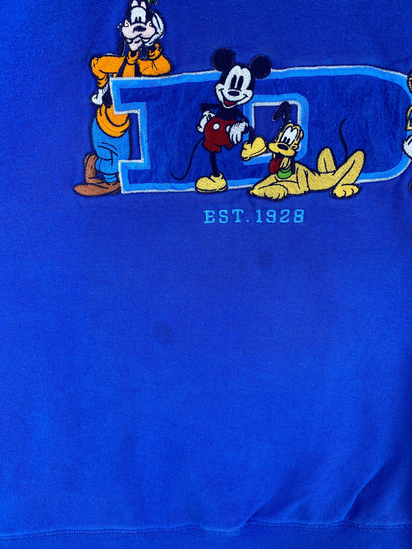 00' DISNEY MICKEY AND FRIENDS Size L Vintage Sweat-Shirt / F4620S