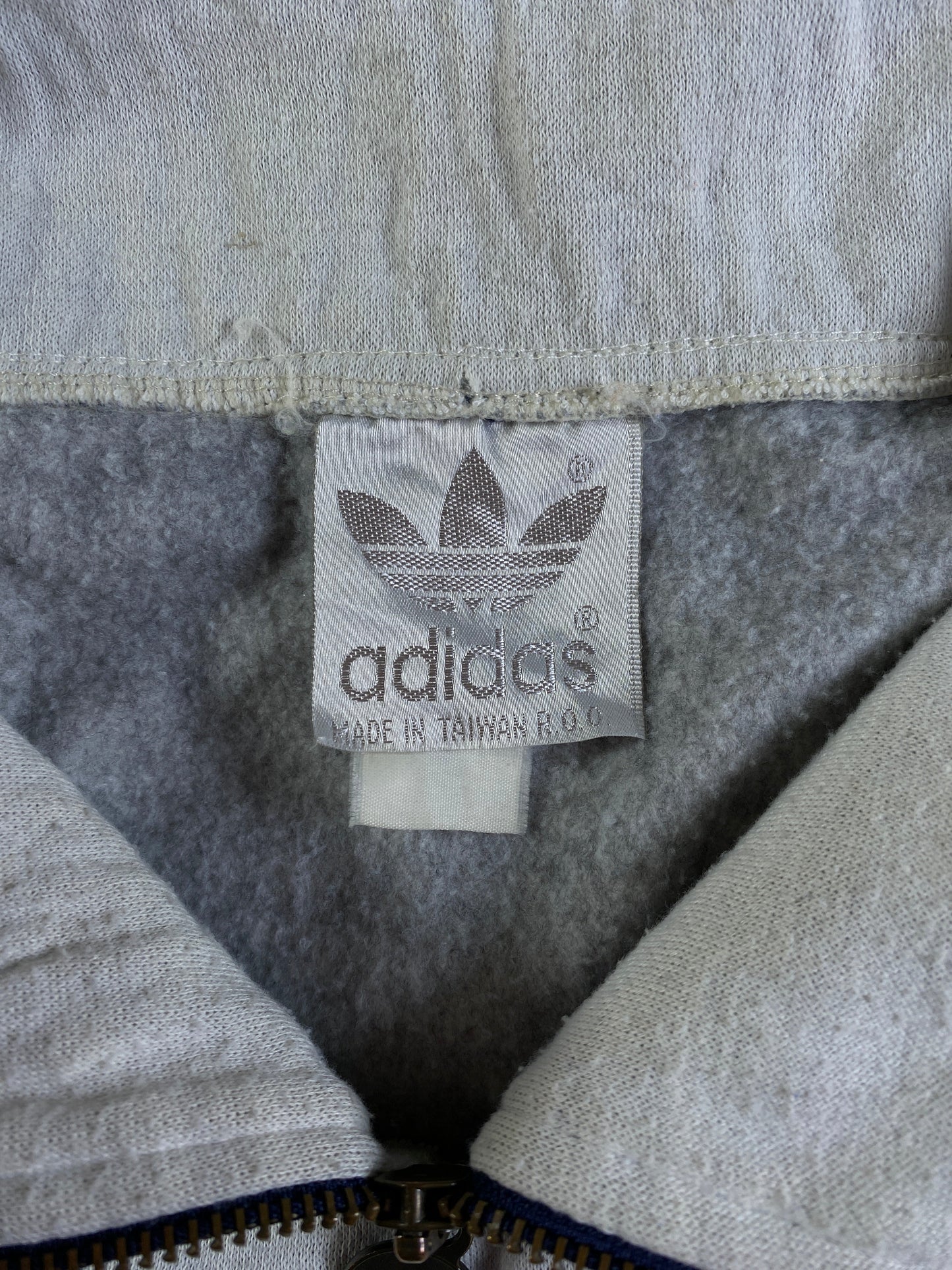 90's ADIDAS Size Approx XL Vintage Half-zip Sweat-Shirt / G3359S