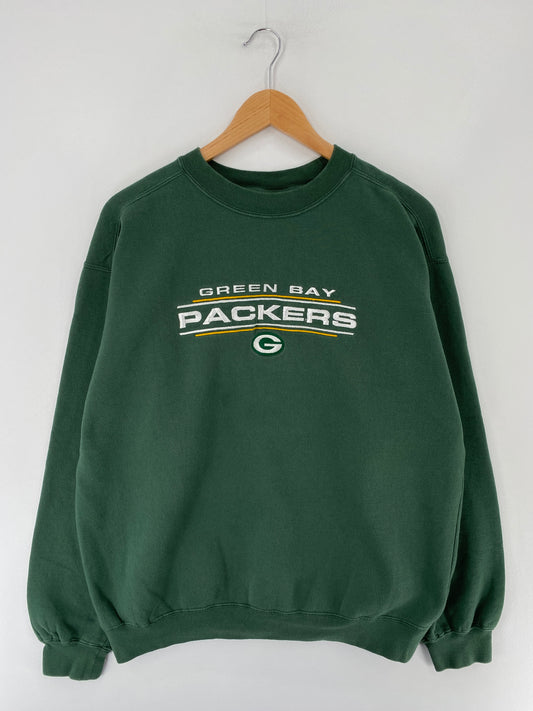 Vintage GREEN BAY PACKERS Size L NFL Sweat-Shirt / E6929S