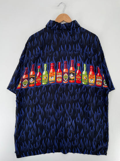 .Vintage BIG DOG Size XXL Button Down Shirt / E7430B