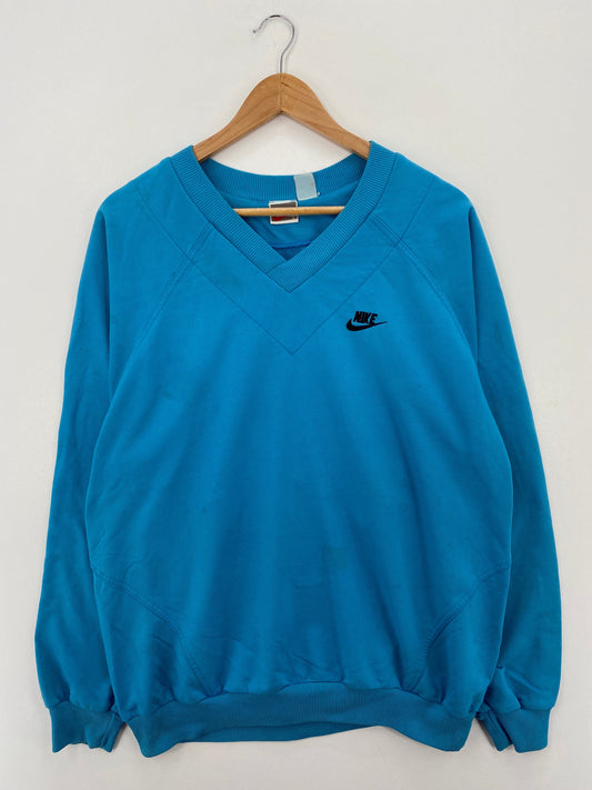90's NIKE Silver Tag Size No Tag (Approx.L) Vintage Sweat-Shirt / G6122S