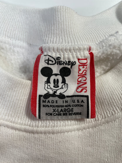 90's DISNEY MICKEY Made in USA Size XL Vintage Sweat-shirt / E8407S