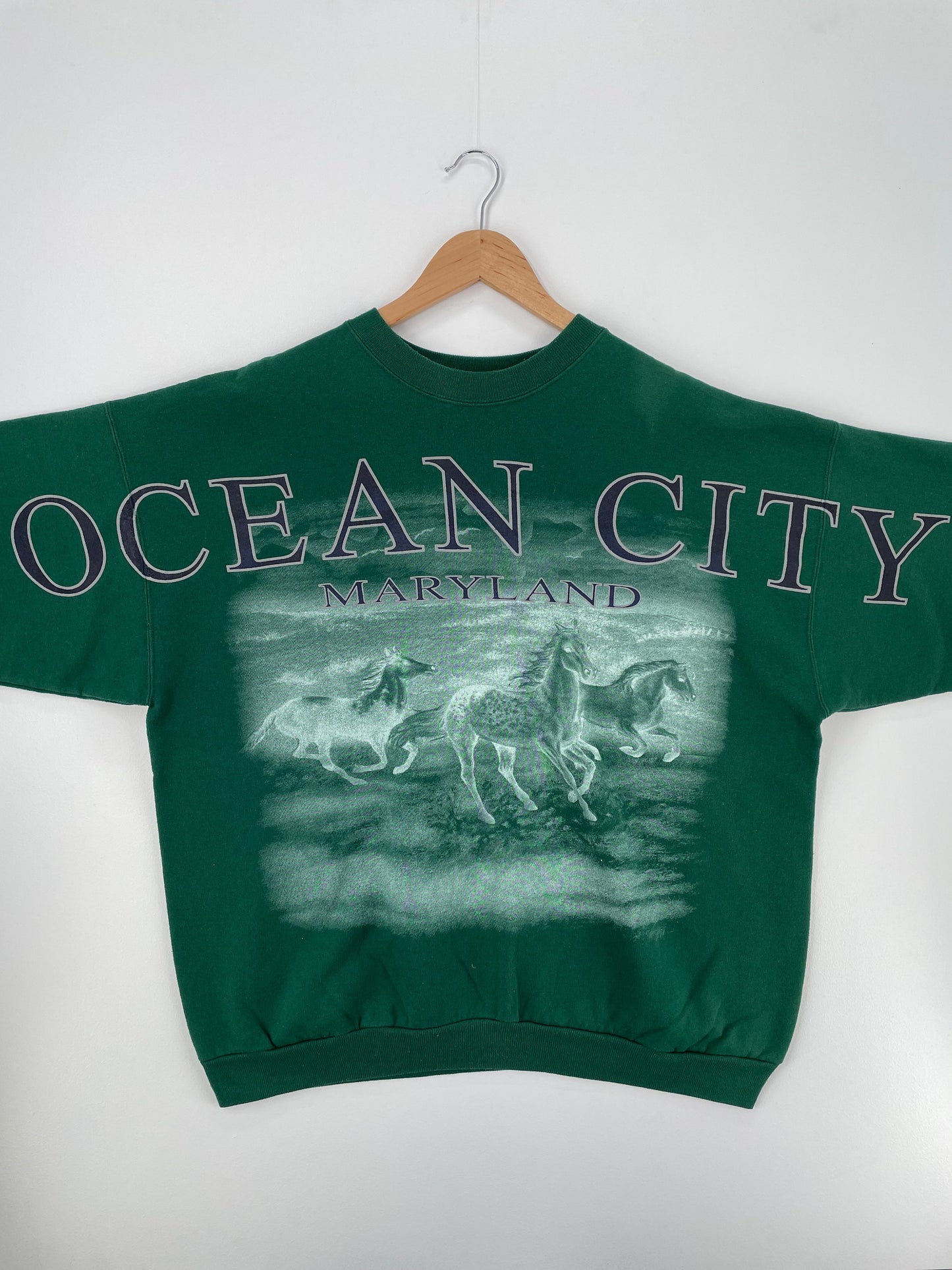 90’s MARYLAND OCEAN CITY Size XL College Sweat-Shirt / F5075S